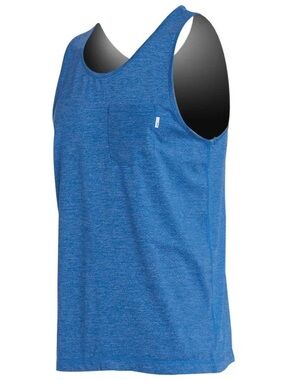 Vuori Men's Tradewind Performance Tank Blue - Size Small
